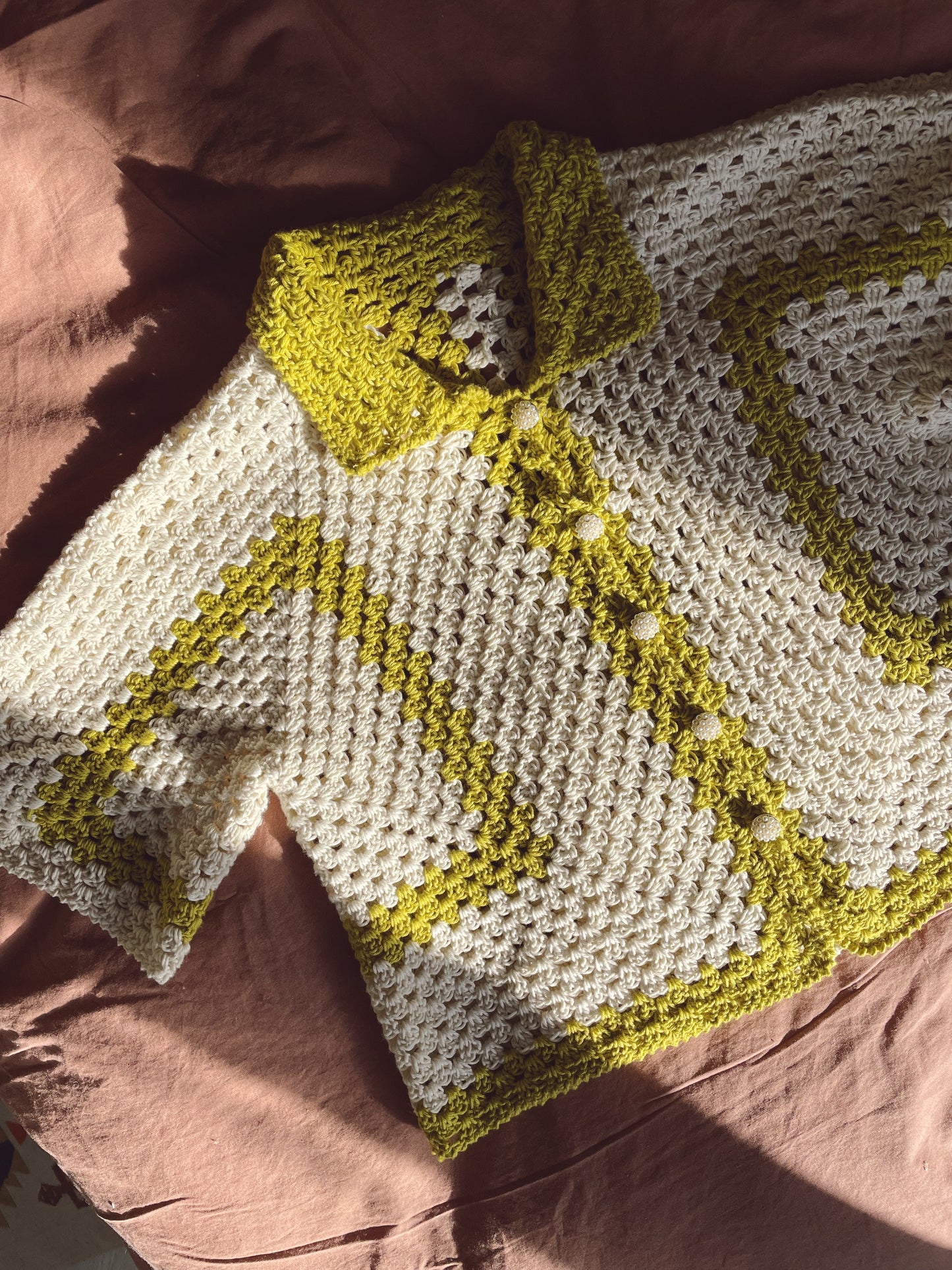 HEXAGON SHIRT crochet pattern