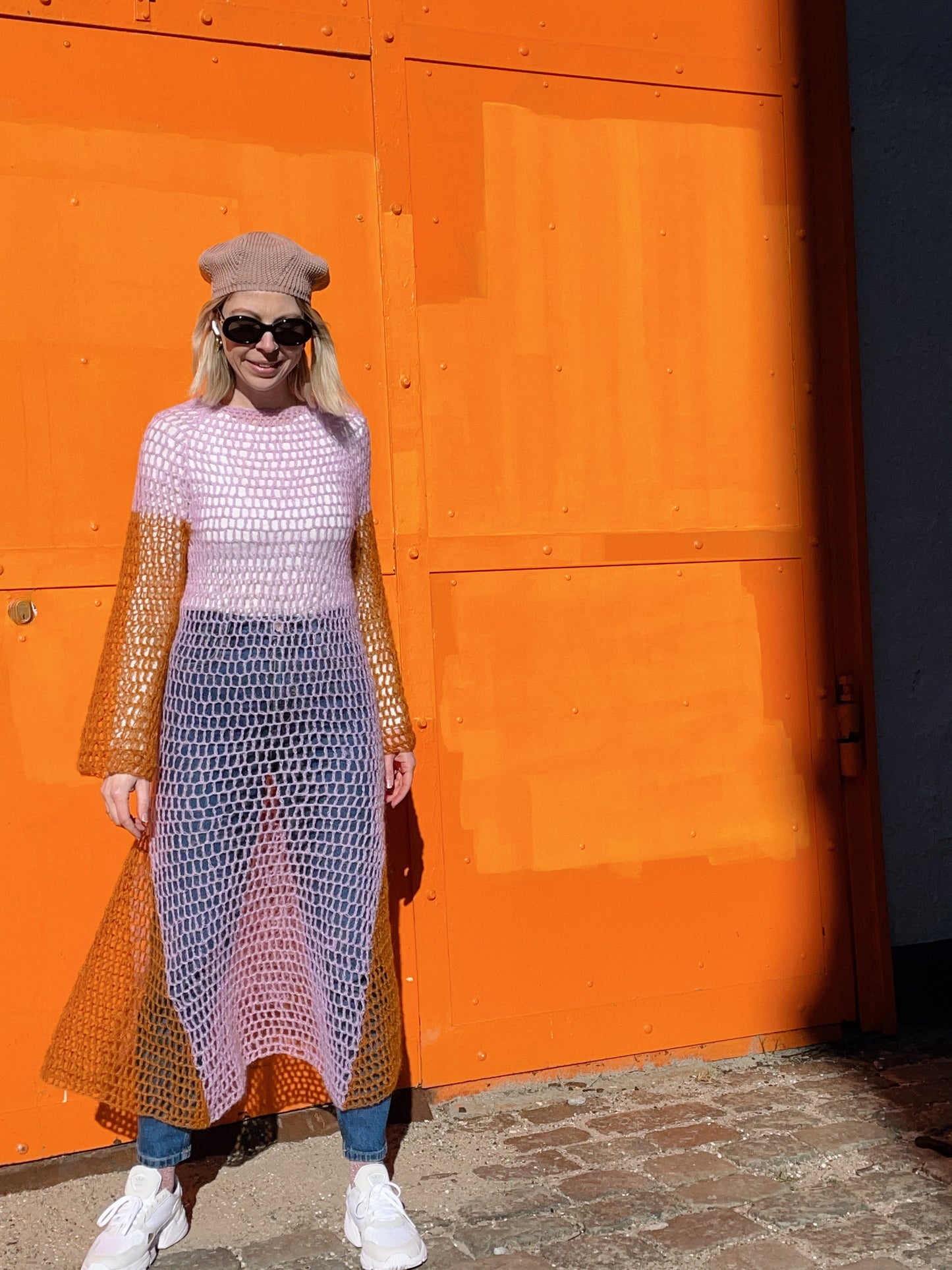 MOHAIR MESH DRESS crochet pattern
