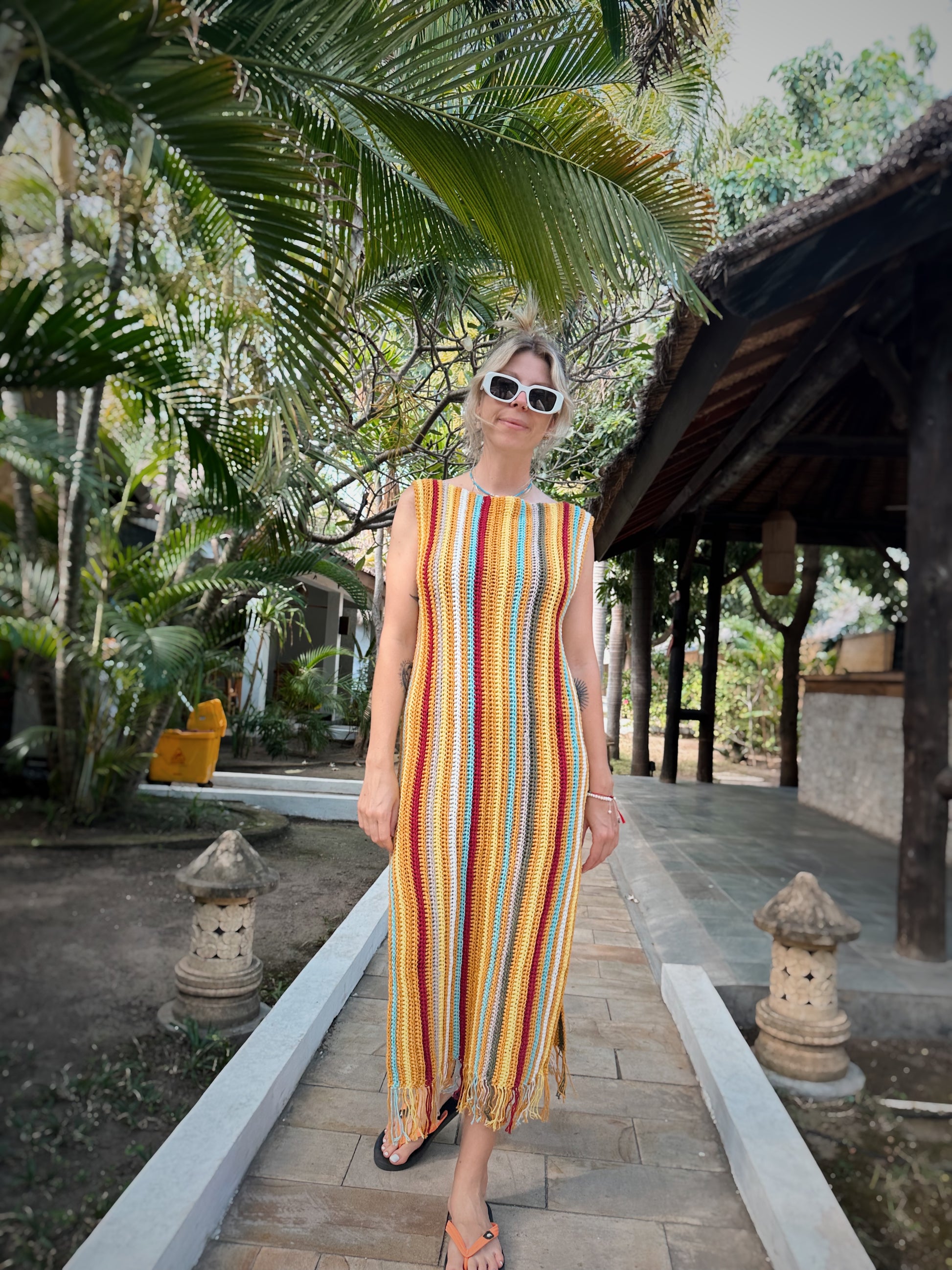 THE FUNKY FRINGES TOP/DRESS crochet pattern THE FUNKY FRINGES TOP/DRESS crochet pattern