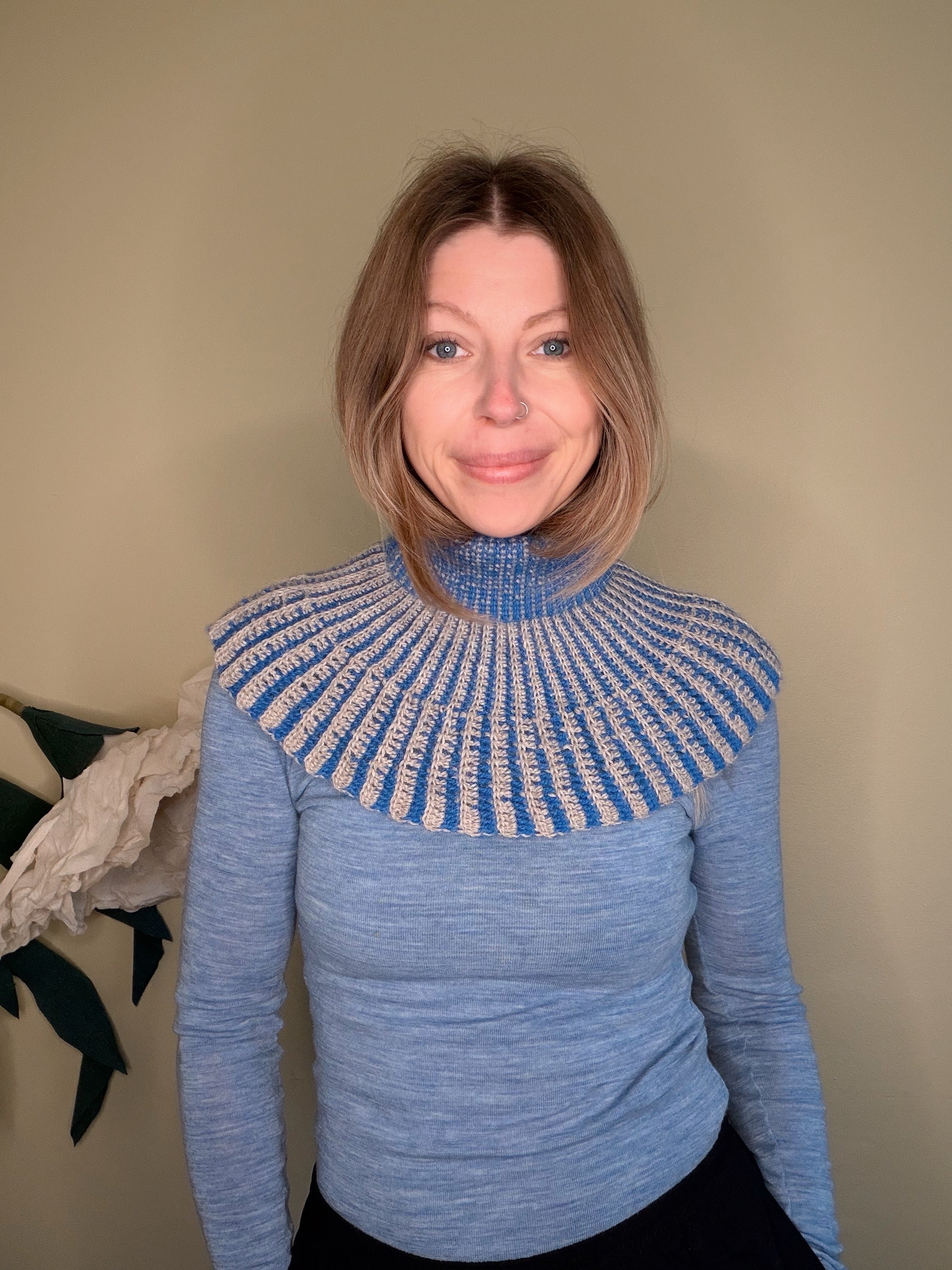 クラネ　2WAY NECK WARMER KNIT TOPS CLANE（クラネ）の「【CLANE(クラネ)】2WAY NECK WARMER KNIT TOPS