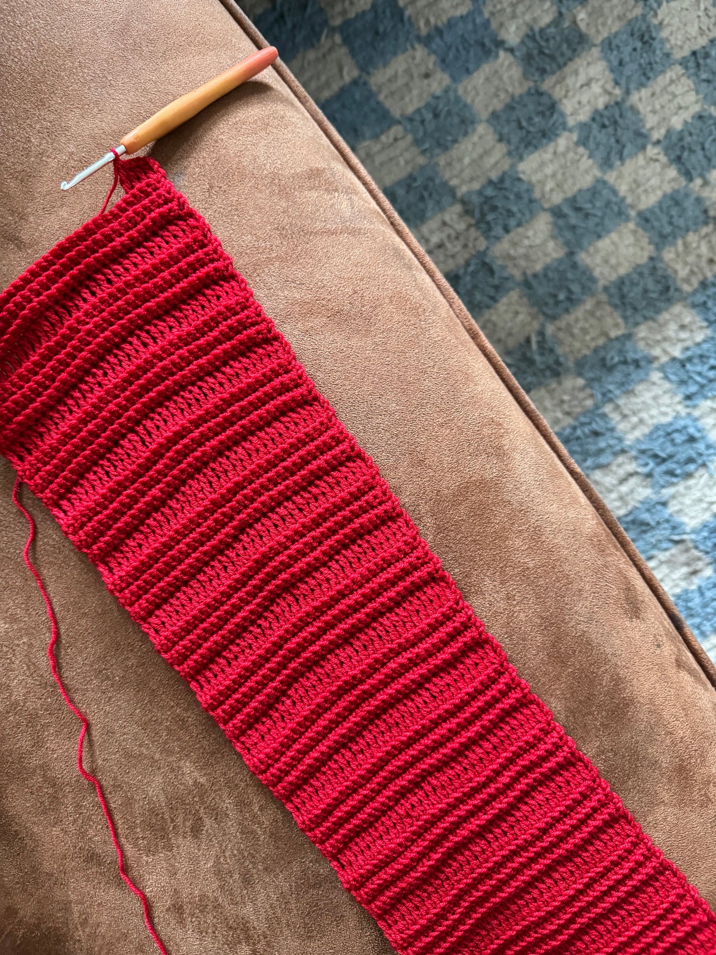 THE HOOKED ON STRIPES SCARF crochet pattern